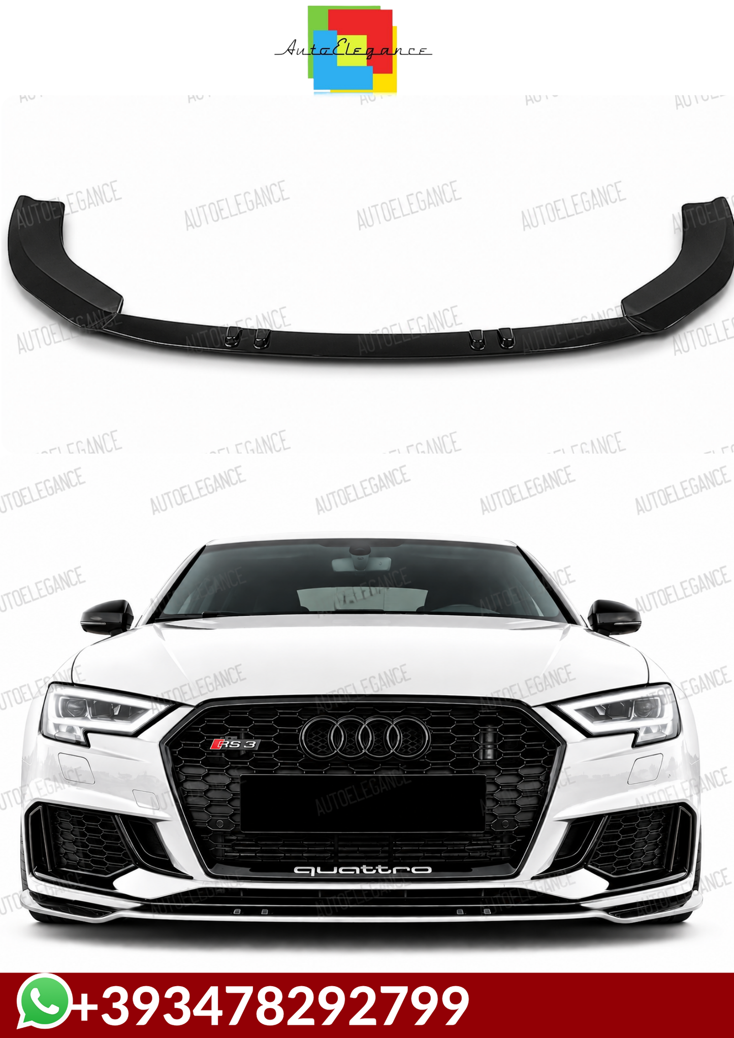 💕SPLITTER   Audi A3 RS3 8V FL 2017+ 💕
