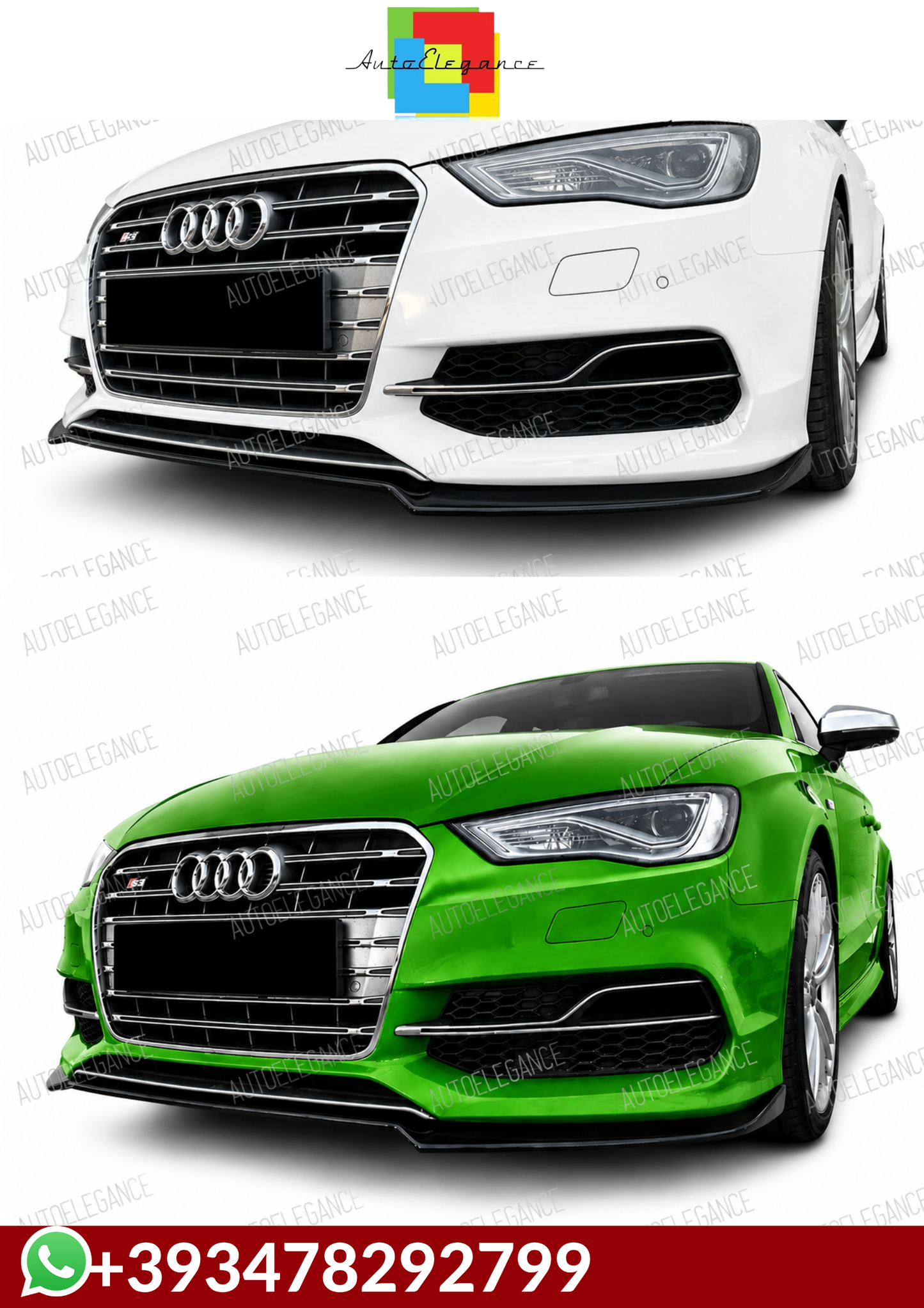 💕SPLITTER  Audi A3 S3 8V SD 2012+ 💕