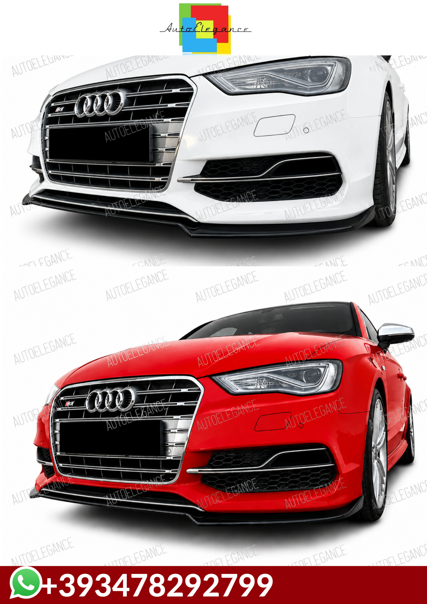 💕SPLITTER  Audi A3 S3 8V SD 2012+ 💕