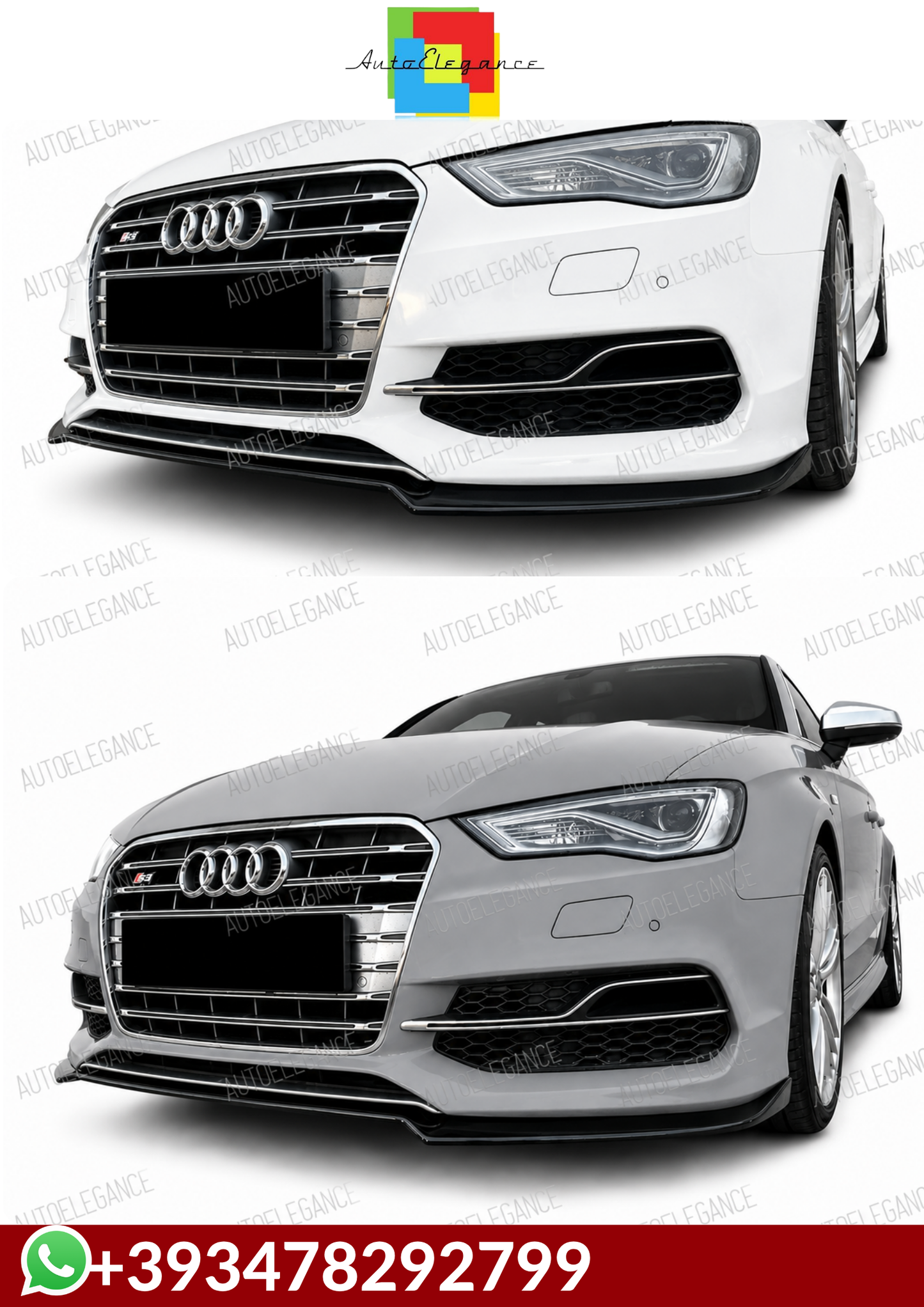 💕SPLITTER  Audi A3 S3 8V SD 2012+ 💕