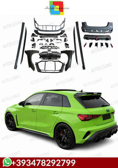💕ART.10071 BODYKIT Audi A3 2019-2024 8Y Sportback Look RS3 2025 💕