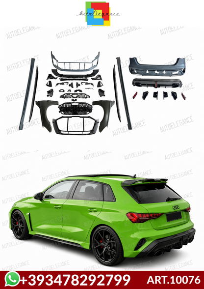 💕ART.10076 BODYKIT Audi A3 2025 8Y Plus Sportback Look RS3💕