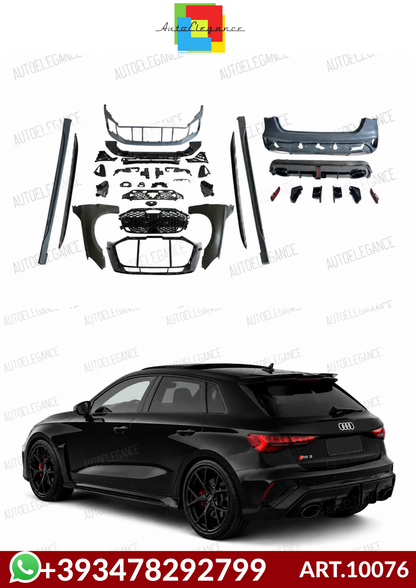 💕ART.10076 BODYKIT Audi A3 2025 8Y Plus Sportback Look RS3💕