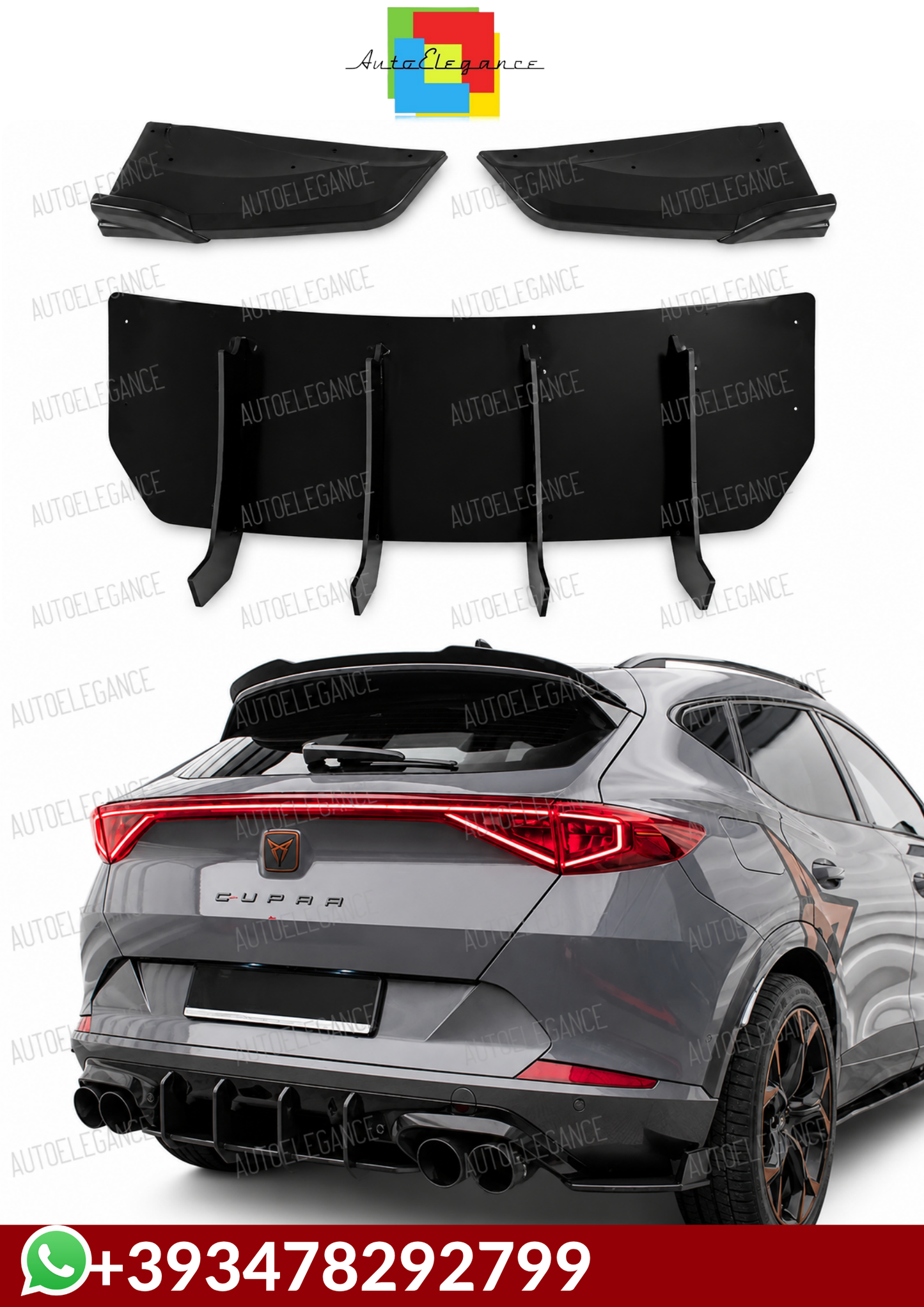 💕SPLITTER POSTERIORI  Cupra Formentor MK1 2020 -2024💕
