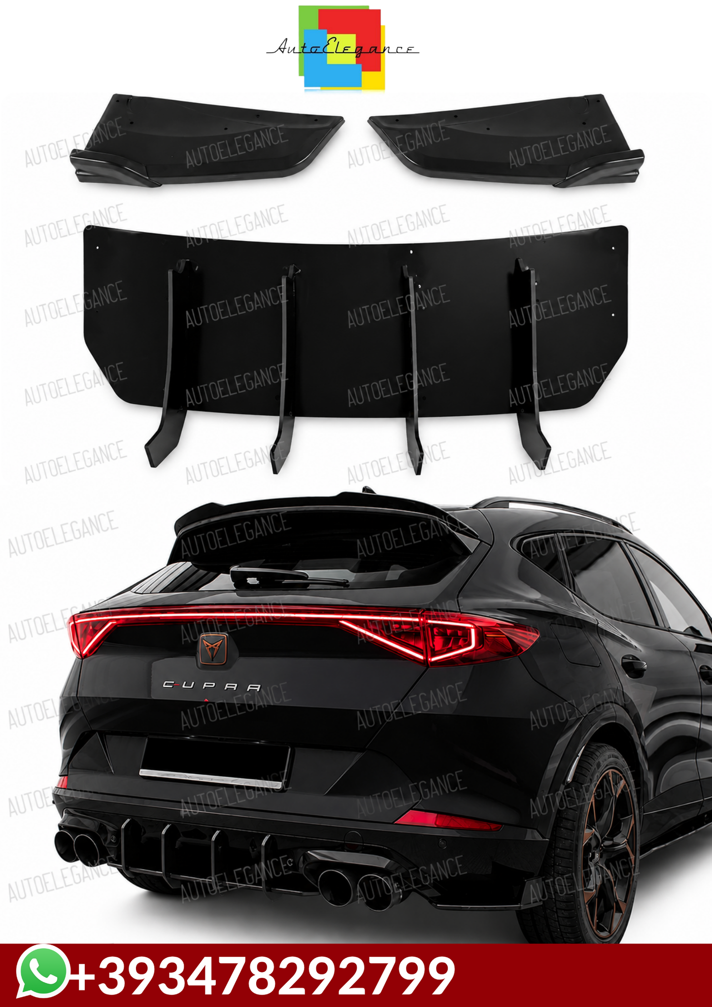 💕SPLITTER POSTERIORI  Cupra Formentor MK1 2020 -2024💕