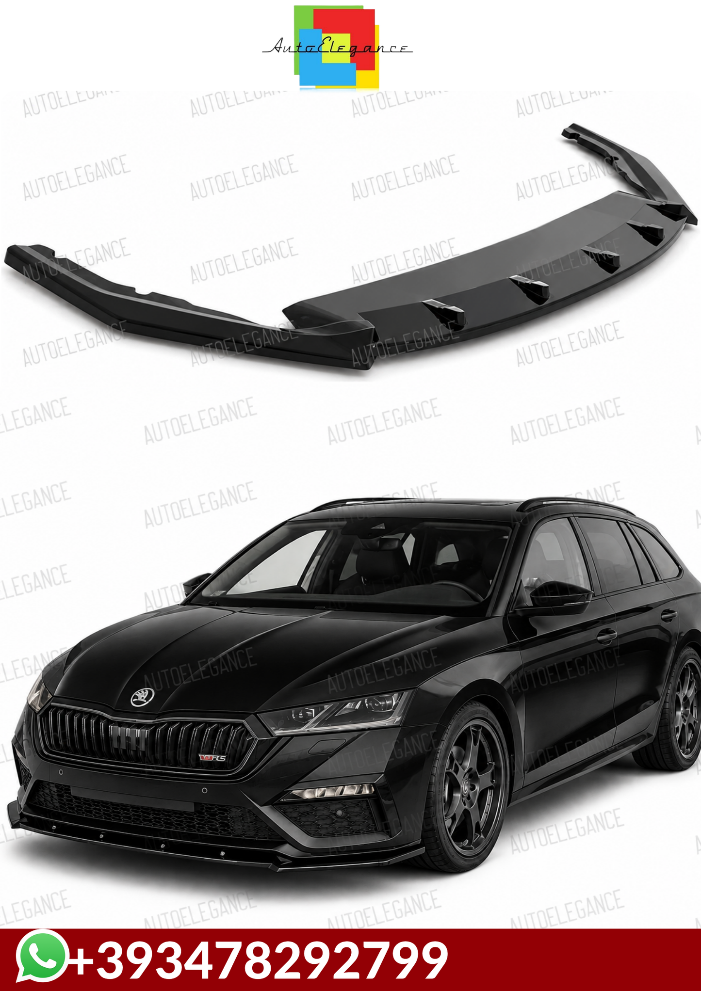💕 SPLITTER  Skoda Octavia RS Mk4 2020+ 💕