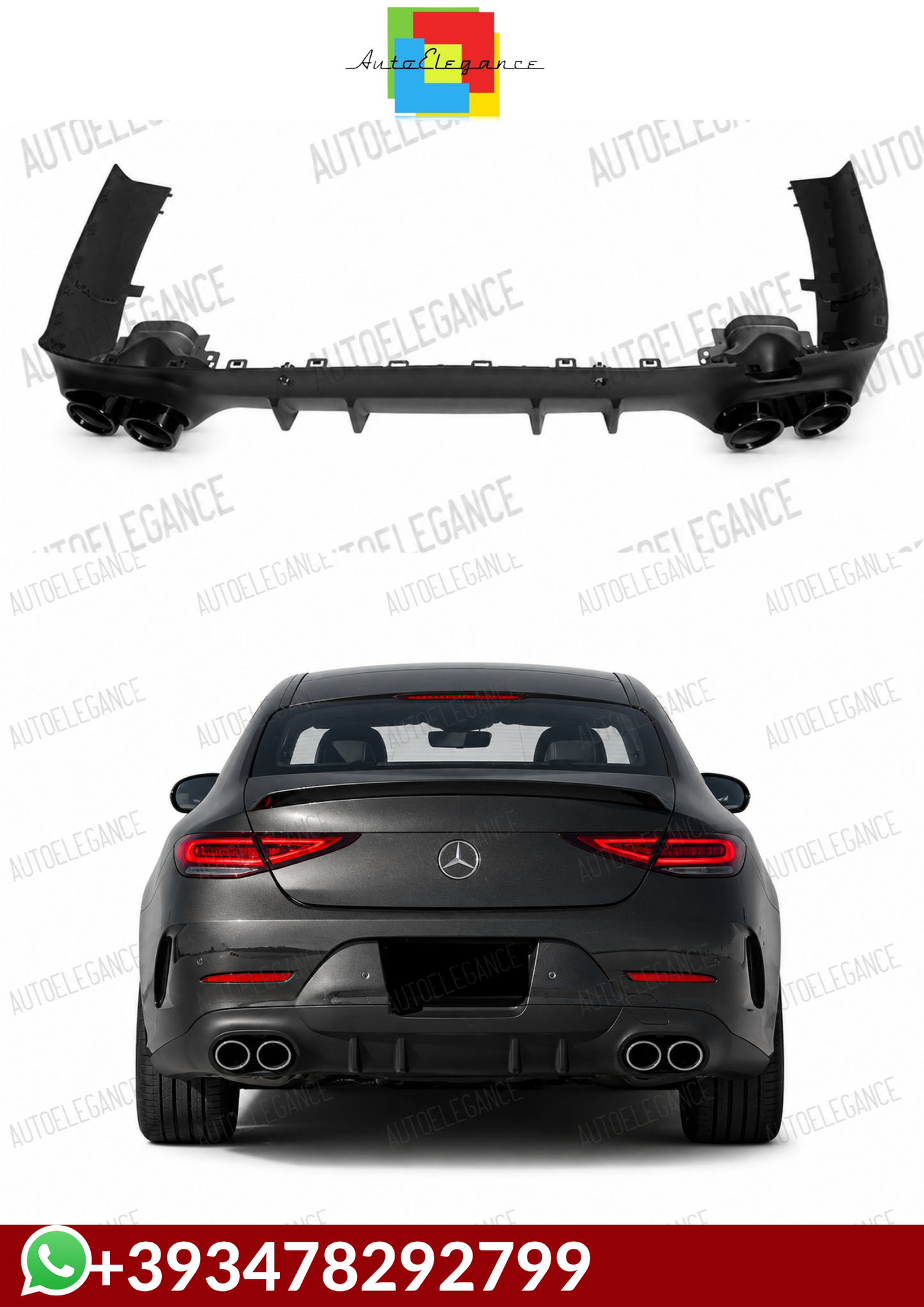💕DIFFUSORI MERCEDES CLS W257 AMG 2018+💕