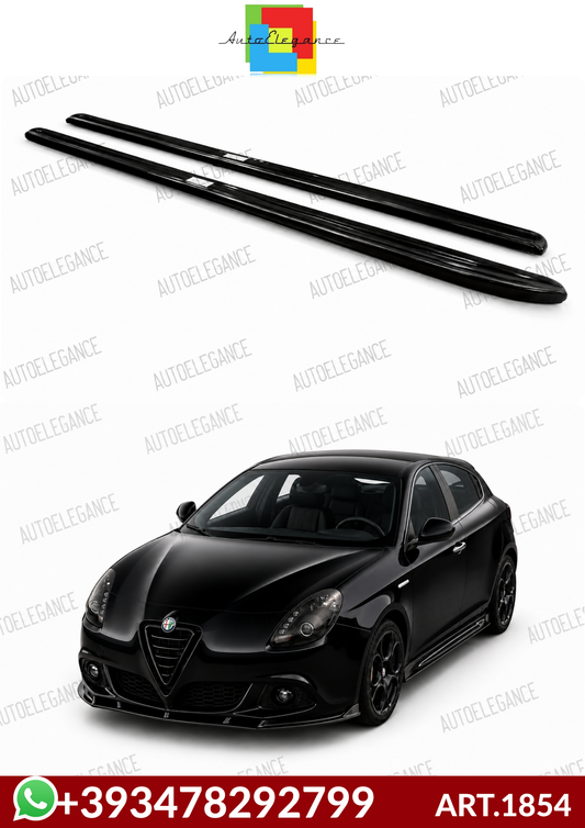 💕ART.1854  SOTTO MINIGONNE ALFA ROMEO  GIULIETTA 2010-2020 NERO LUCIDO  💕