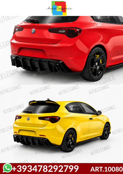 💕ART.10080  Diffusore nero lucido per alfa romeo giulietta   💕
