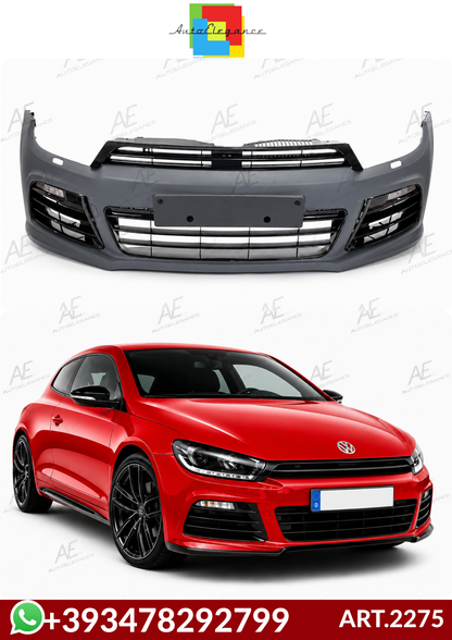 💕ART.2275  PARAURTI ANTERIORE R LOOK VW SCIROCCO III 2008-2014 💕