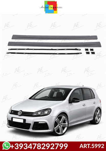 💕ART.5992 MINIGONNE VW GOLF 6 2008-2014 LOOK R20💕