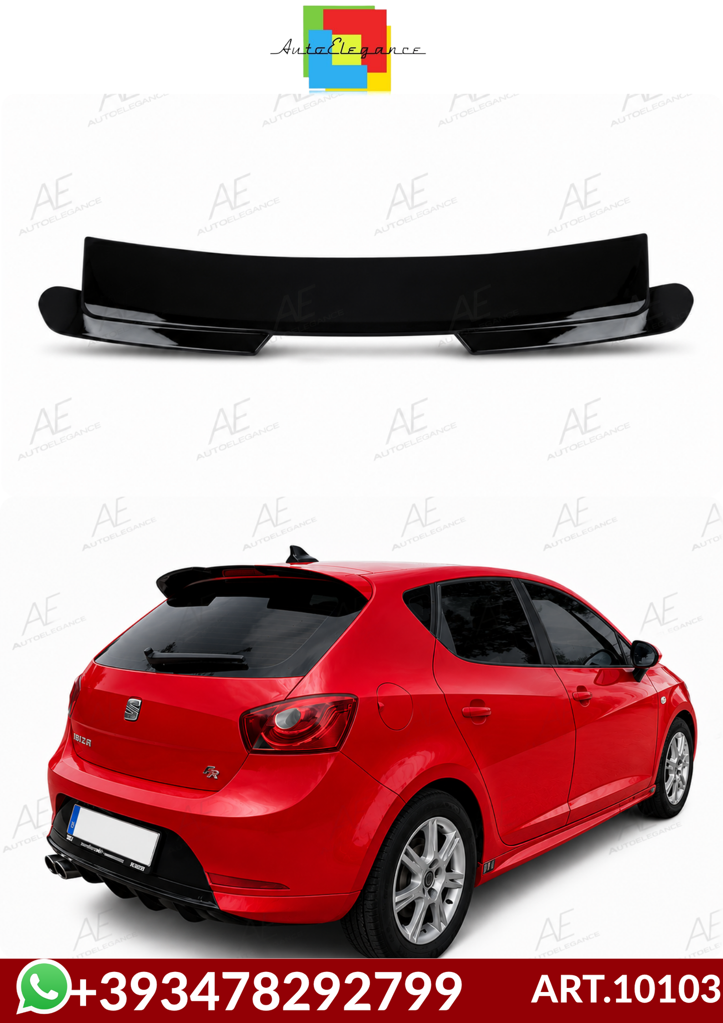💕ART.10103 SPOILER Seat Ibiza MK4 (6J, 6P) (2008-2016)💕