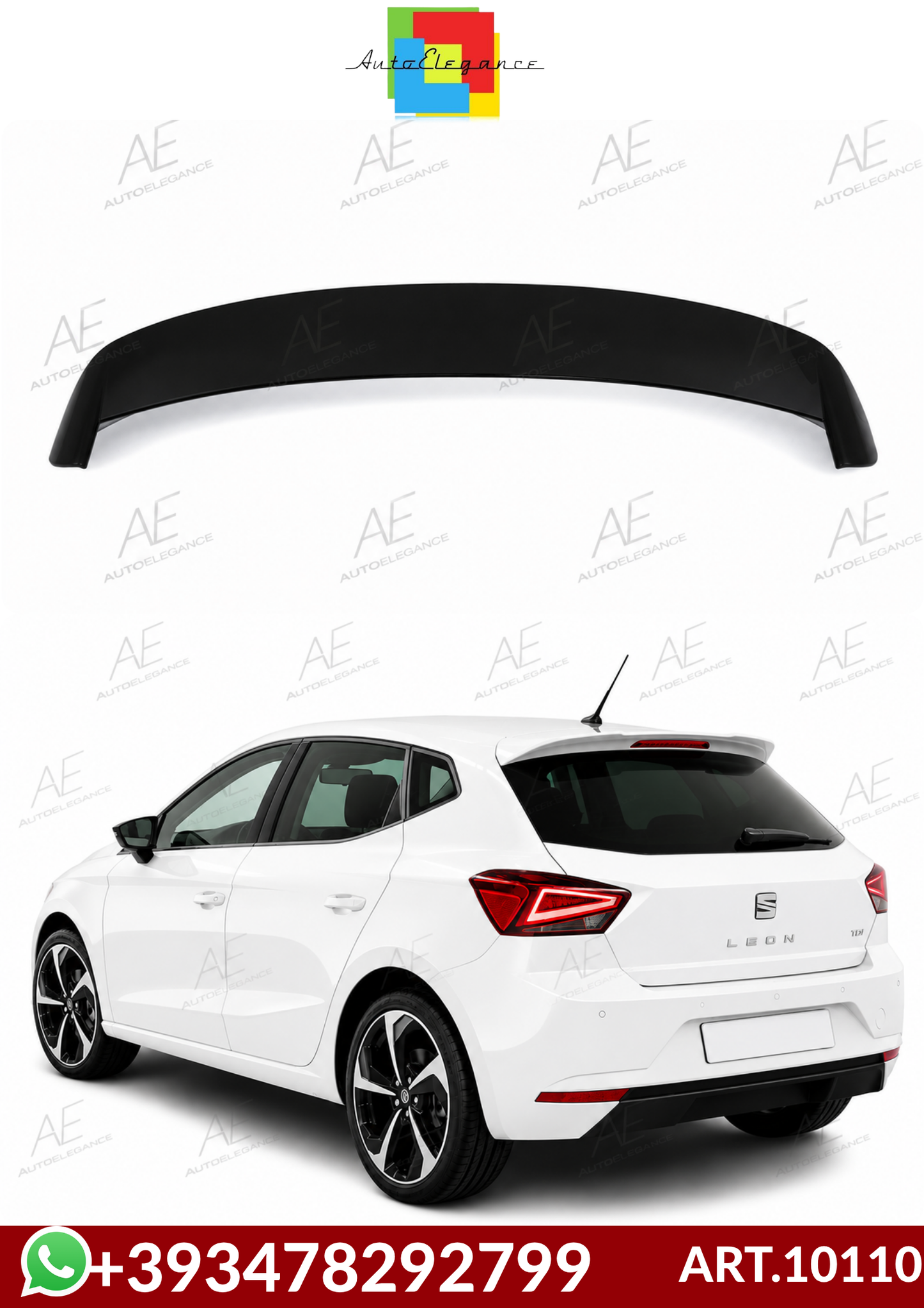 💕ART.10110 SPOILER Seat Ibiza MK5 (6F, KJ1) (2017-2021)💕