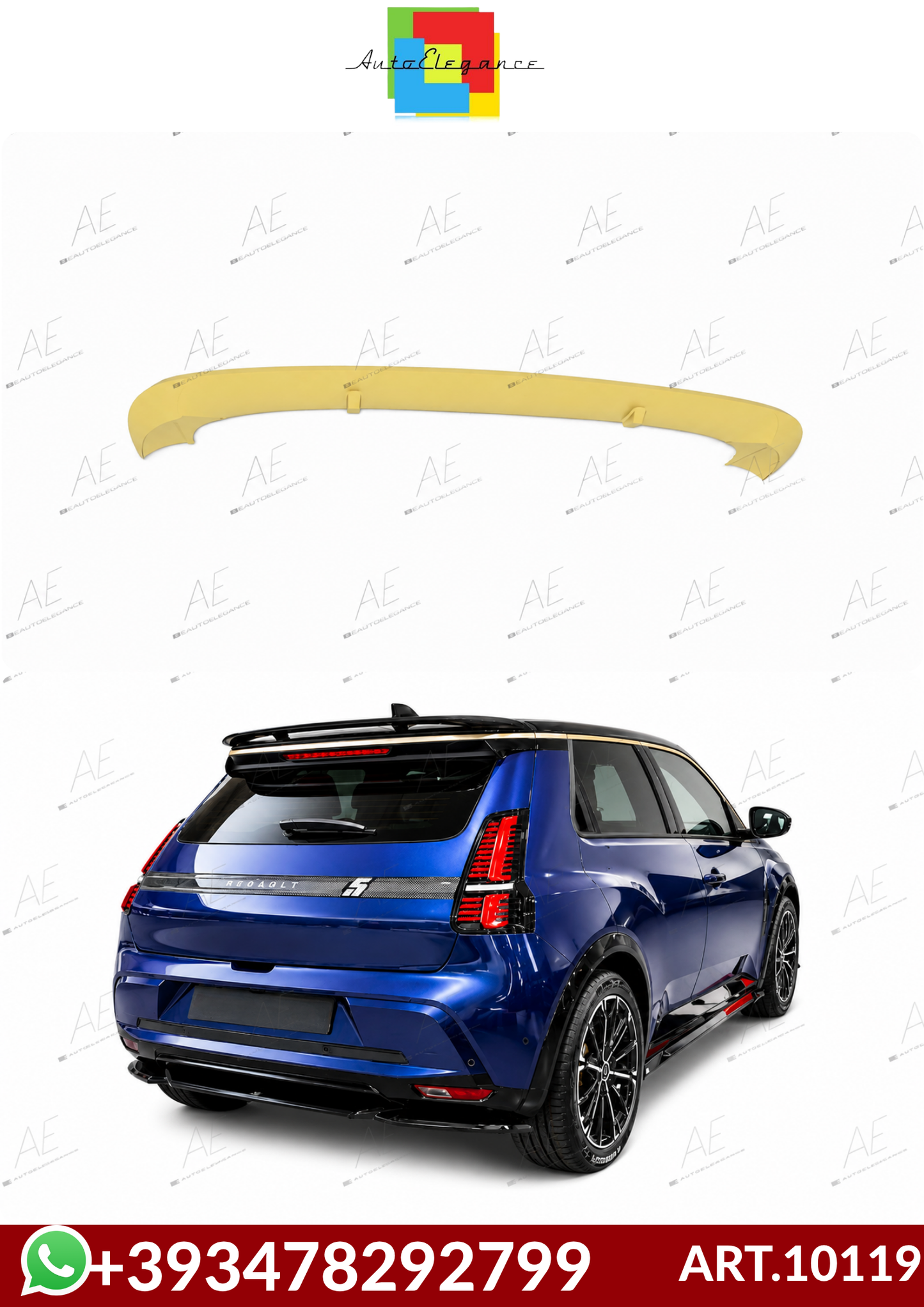 💕ART.10119 SPOILER  Renault 5 E-Tech GREZZO💕