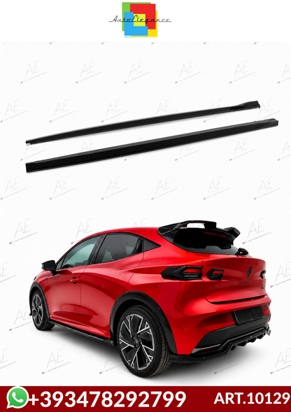 💕ART.10129  SOTTO  MINIGONNE Renault Clio Mk6 NERO LUCIDO💕
