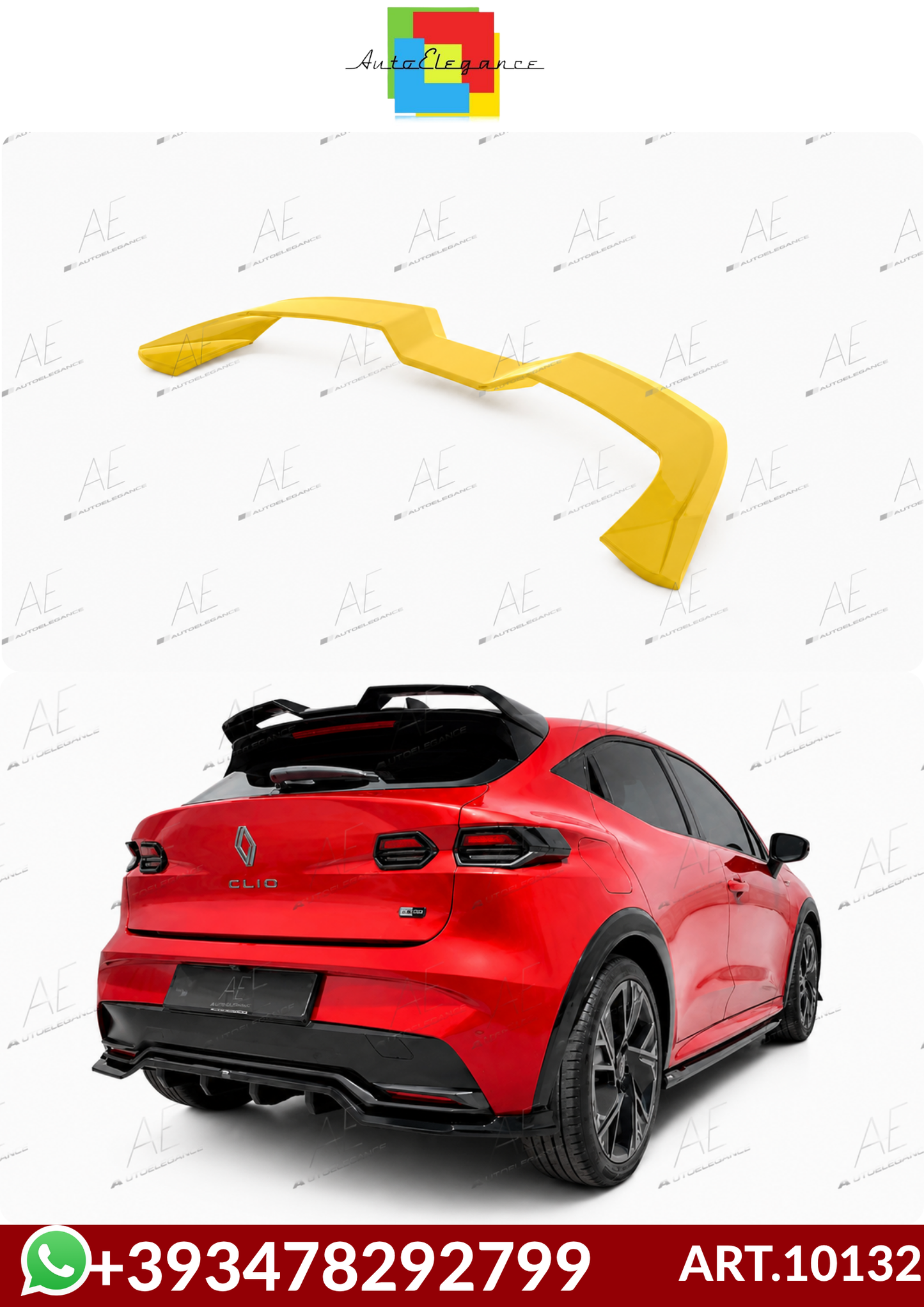 💕ART.10132  SPOILER  Renault Clio Mk6 GREZZO💕
