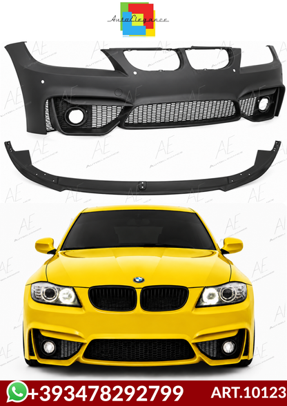 💕ART.10123 PARAURTI ANTERIORE BMW  3 E90 E91 08-11 LOOK M4 +LAMA +FENDINEBBIA💕