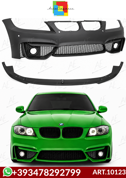 💕ART.10123 PARAURTI ANTERIORE BMW  3 E90 E91 08-11 LOOK M4 +LAMA +FENDINEBBIA💕