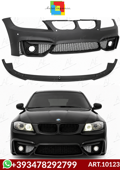 💕ART.10123 PARAURTI ANTERIORE BMW  3 E90 E91 08-11 LOOK M4 +LAMA +FENDINEBBIA💕