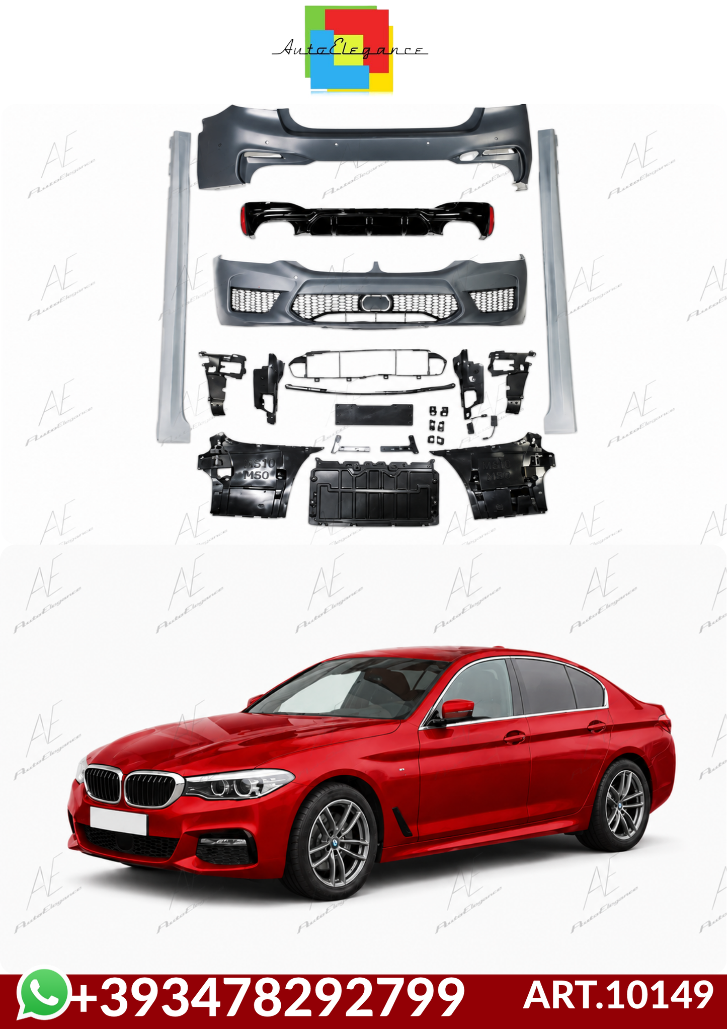 💕ART.10149 Bodykit  BMW 5 Series (G30) Sedan 2017-2020💕