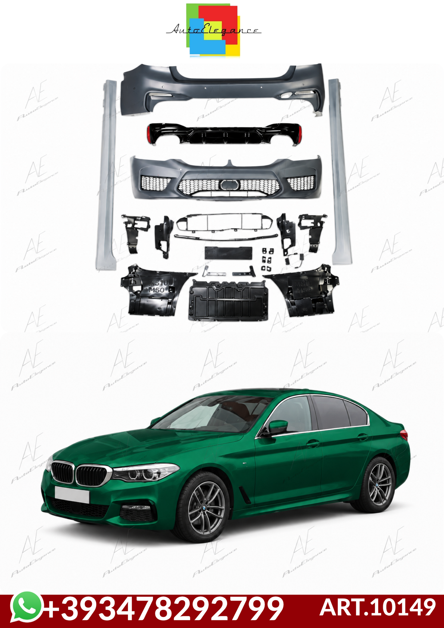 💕ART.10149 Bodykit  BMW 5 Series (G30) Sedan 2017-2020💕