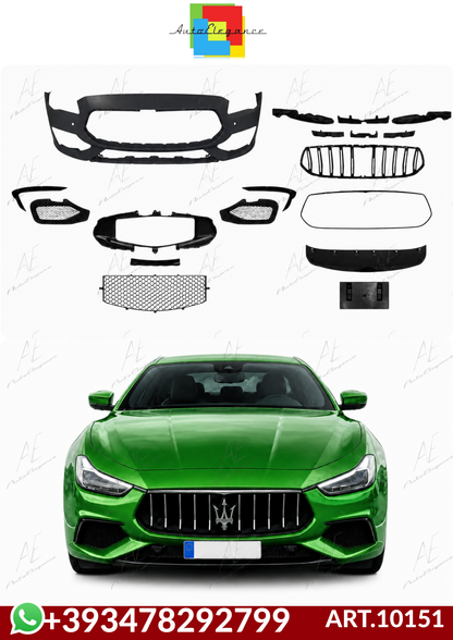 💕ART.10151   PARAURTI ANTERIORE MASERATI   QUATTROPORTE 13- LOOK TROFEO💕