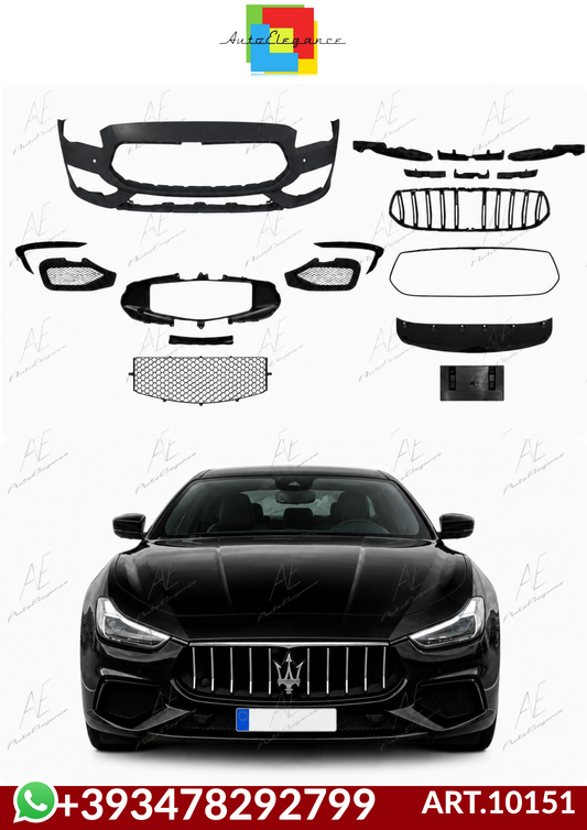 💕ART.10151   PARAURTI ANTERIORE MASERATI   QUATTROPORTE 13- LOOK TROFEO💕