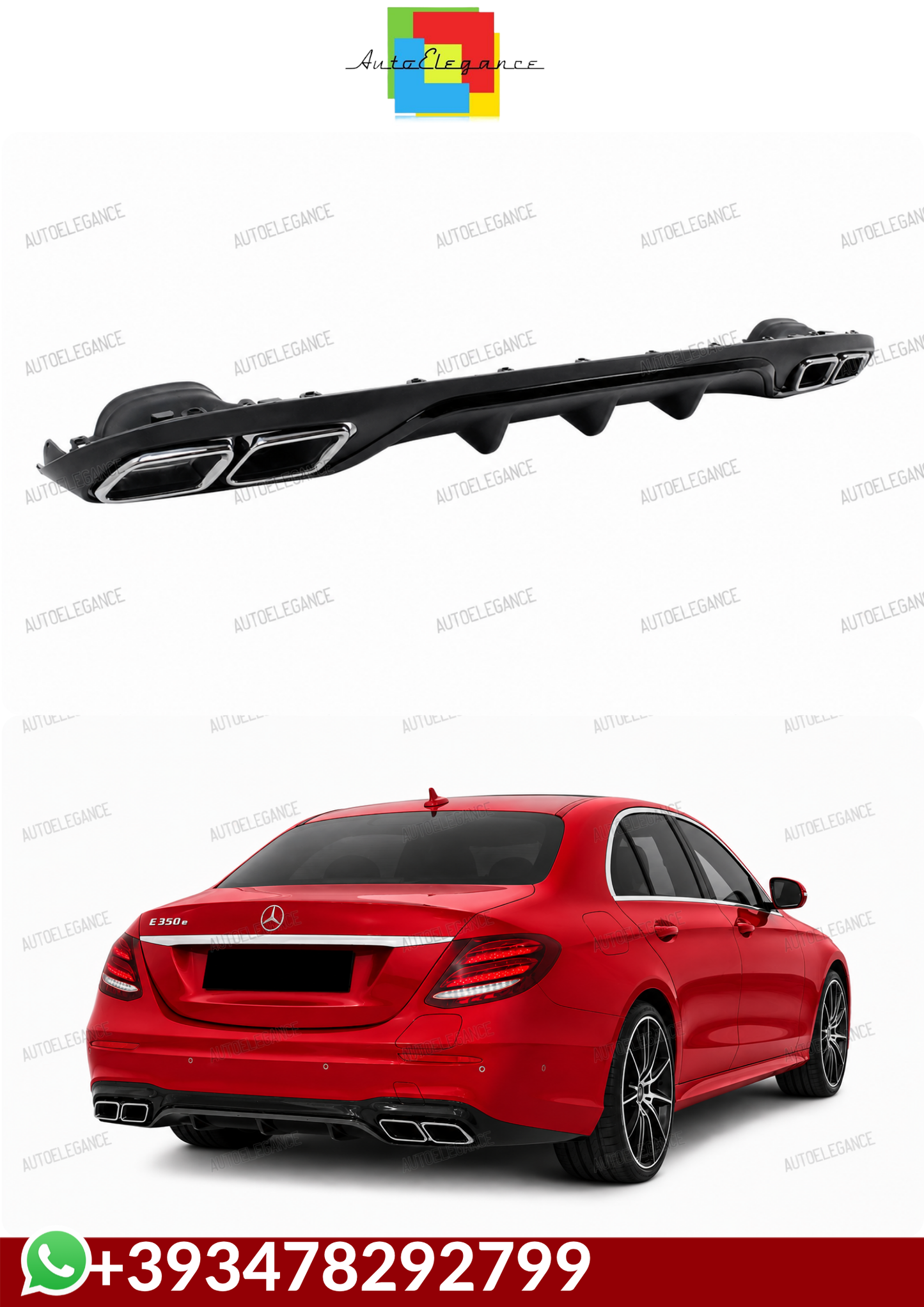 💕DIFFUSORI  MERCEDES CLASSE E W213 AMG 16-19 💕