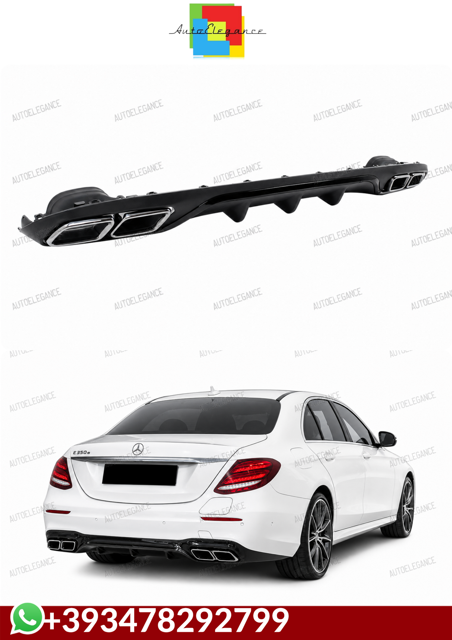 💕DIFFUSORI  MERCEDES CLASSE E W213 AMG 16-19 💕