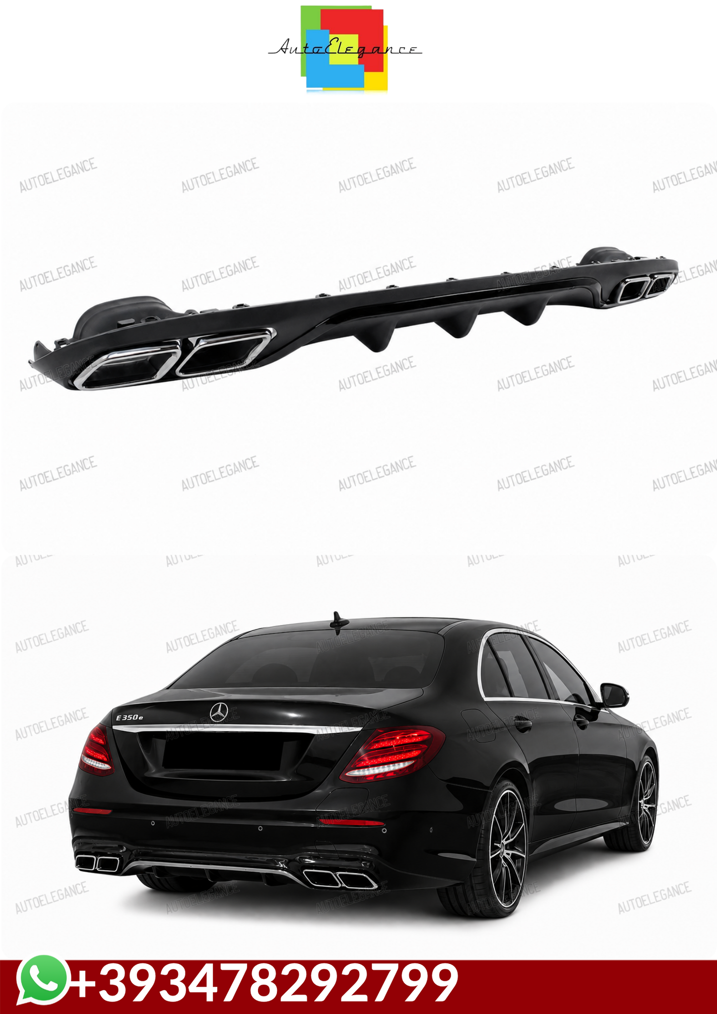 💕DIFFUSORI  MERCEDES CLASSE E W213 AMG 16-19 💕