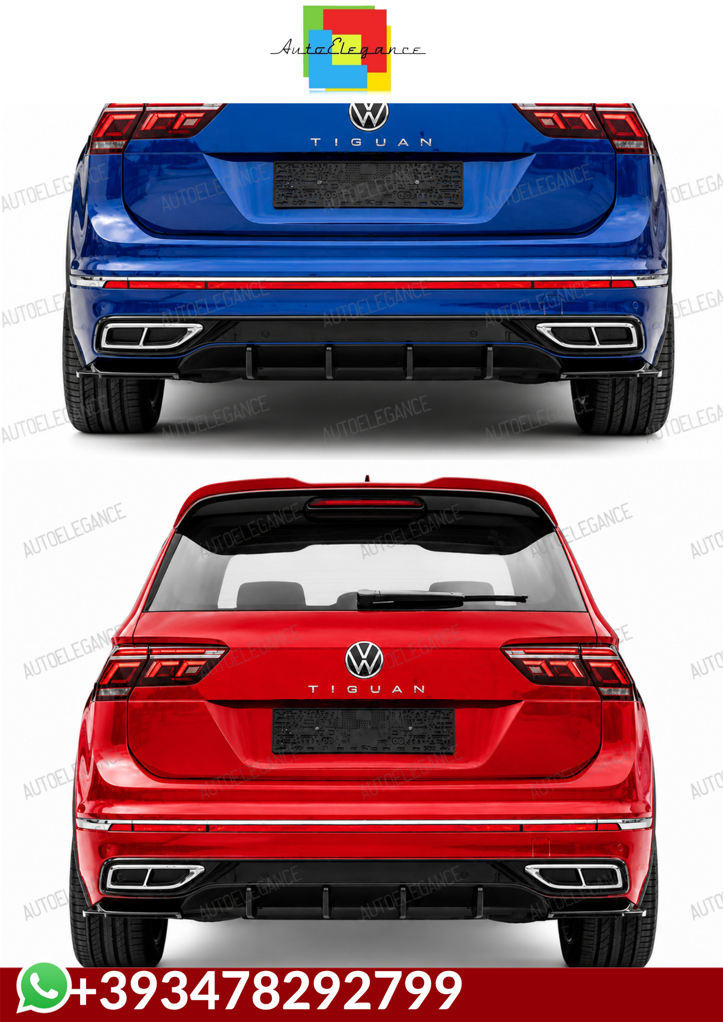 💕DIFFUSORI  VW Tiguan Mk2 FL 2020+ 💕