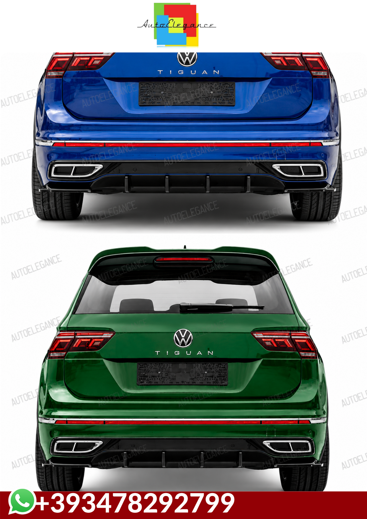 💕DIFFUSORI  VW Tiguan Mk2 FL 2020+ 💕