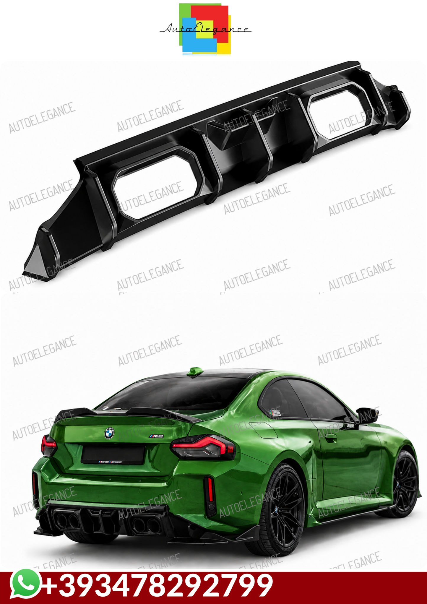 💕DIFFUSORI  BMW 2 G87 M2 2023+  💕