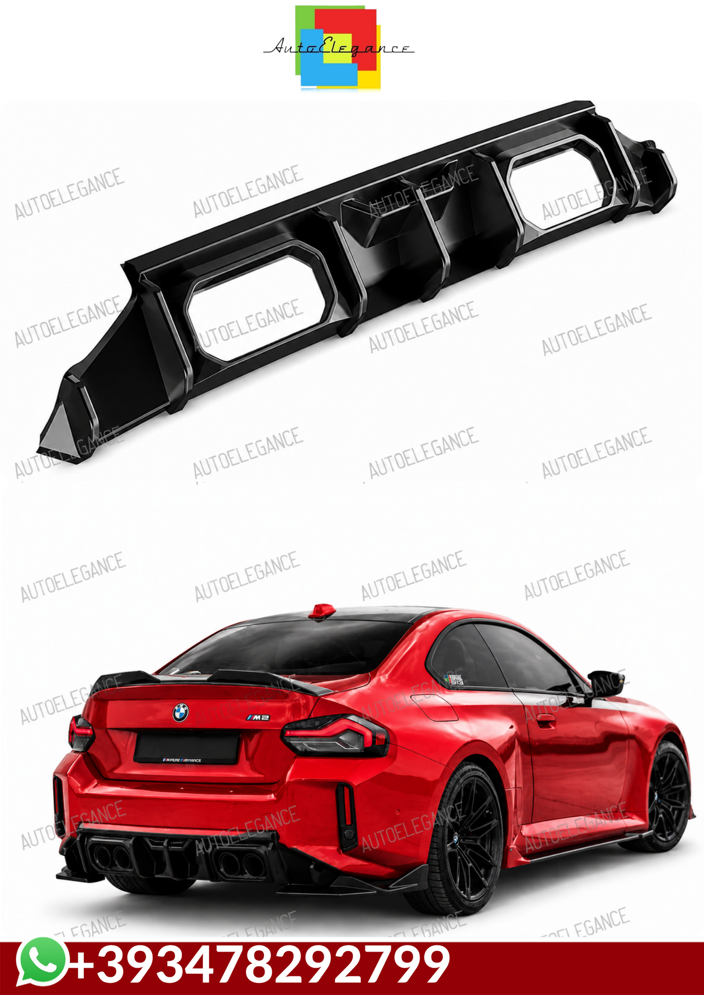 💕DIFFUSORI  BMW 2 G87 M2 2023+  💕