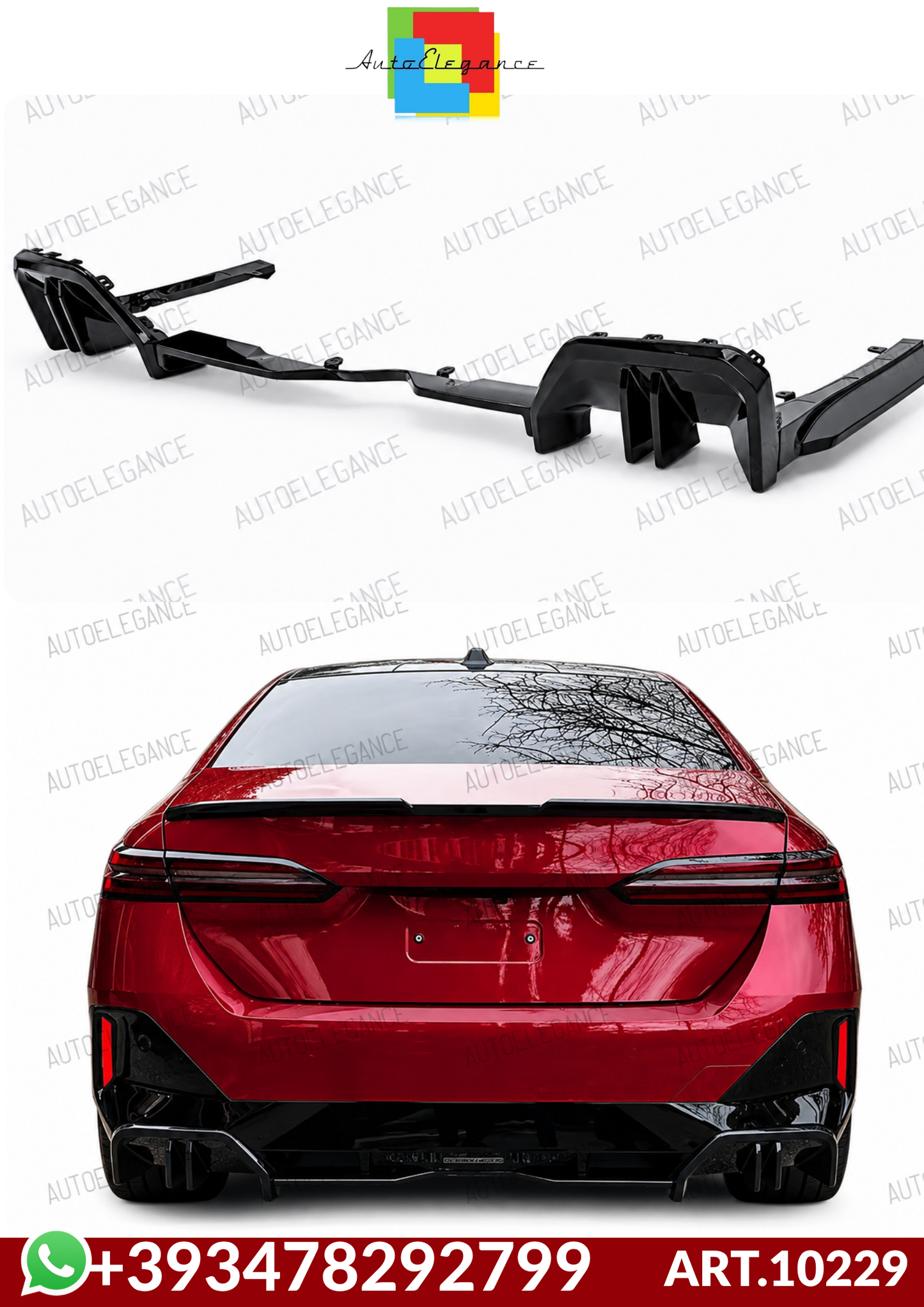 💕ART.10229 DIFFUSORI BMW Serie 5 G60 G61 dal 2023💕