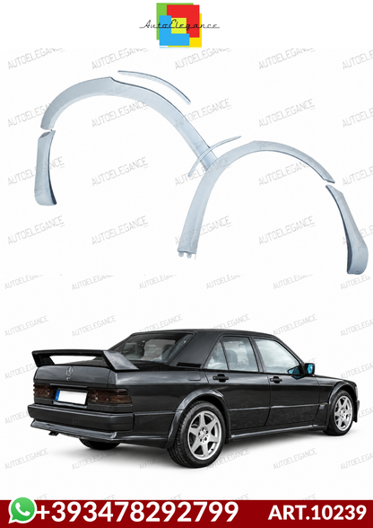 💕ART.10239 PARAFANGHINI POSTERIORI MERCEDES 190 W201 83-93 LOOK EVO 1 AMG💕