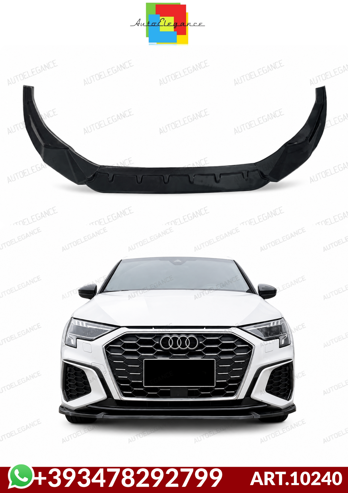 💕ART.10240 SPLITTER AUDI  A3 8Y 2020+💕