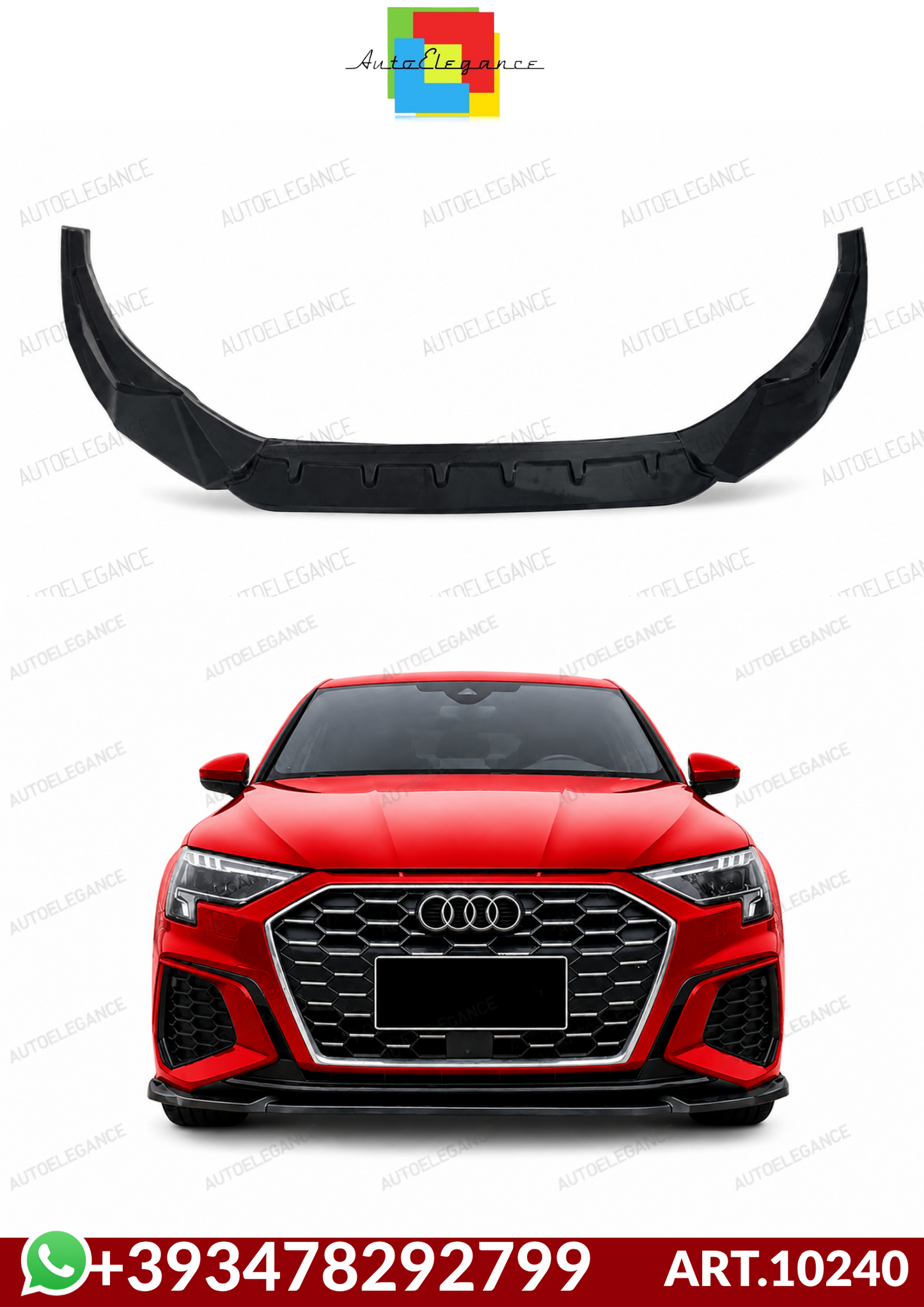 💕ART.10240 SPLITTER AUDI  A3 8Y 2020+💕