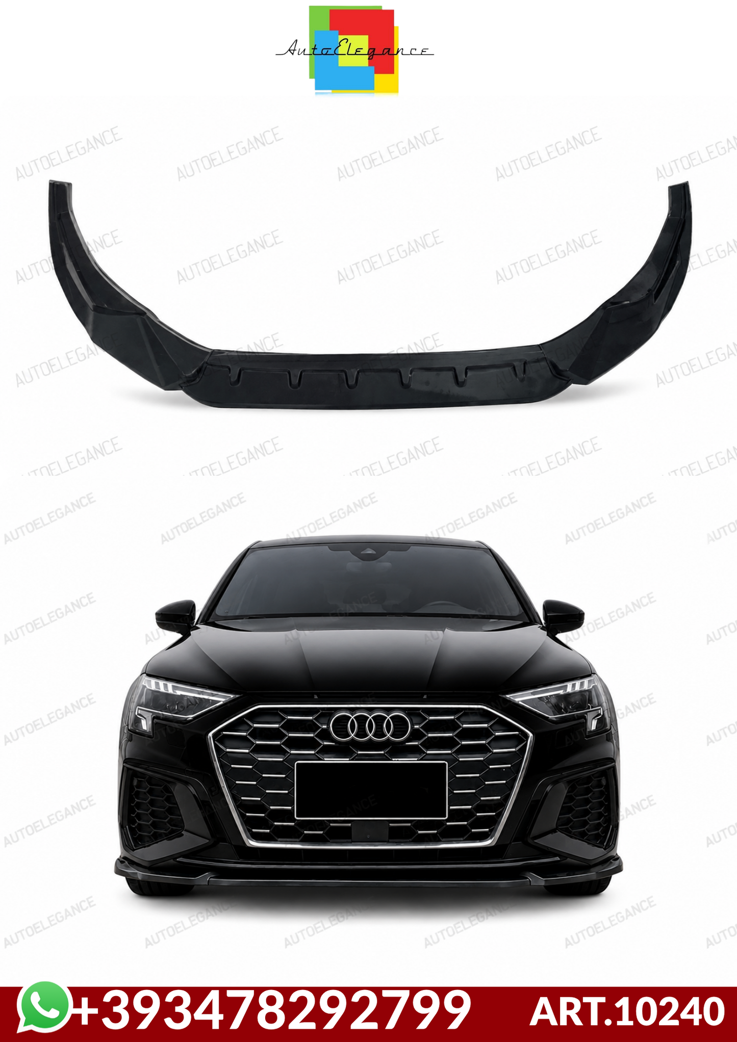 💕ART.10240 SPLITTER AUDI  A3 8Y 2020+💕