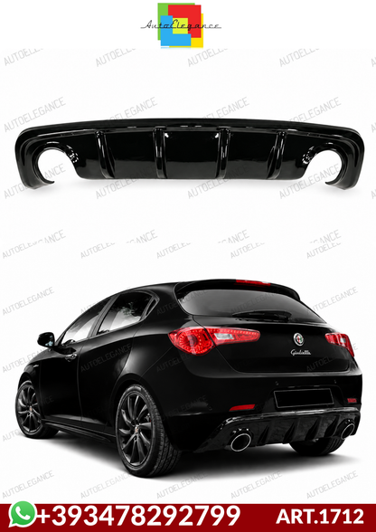 💕ART.1712 DIFFUSORE ALFA ROMEO  GIULIETTA 1+1 NERO LUCIDO💕