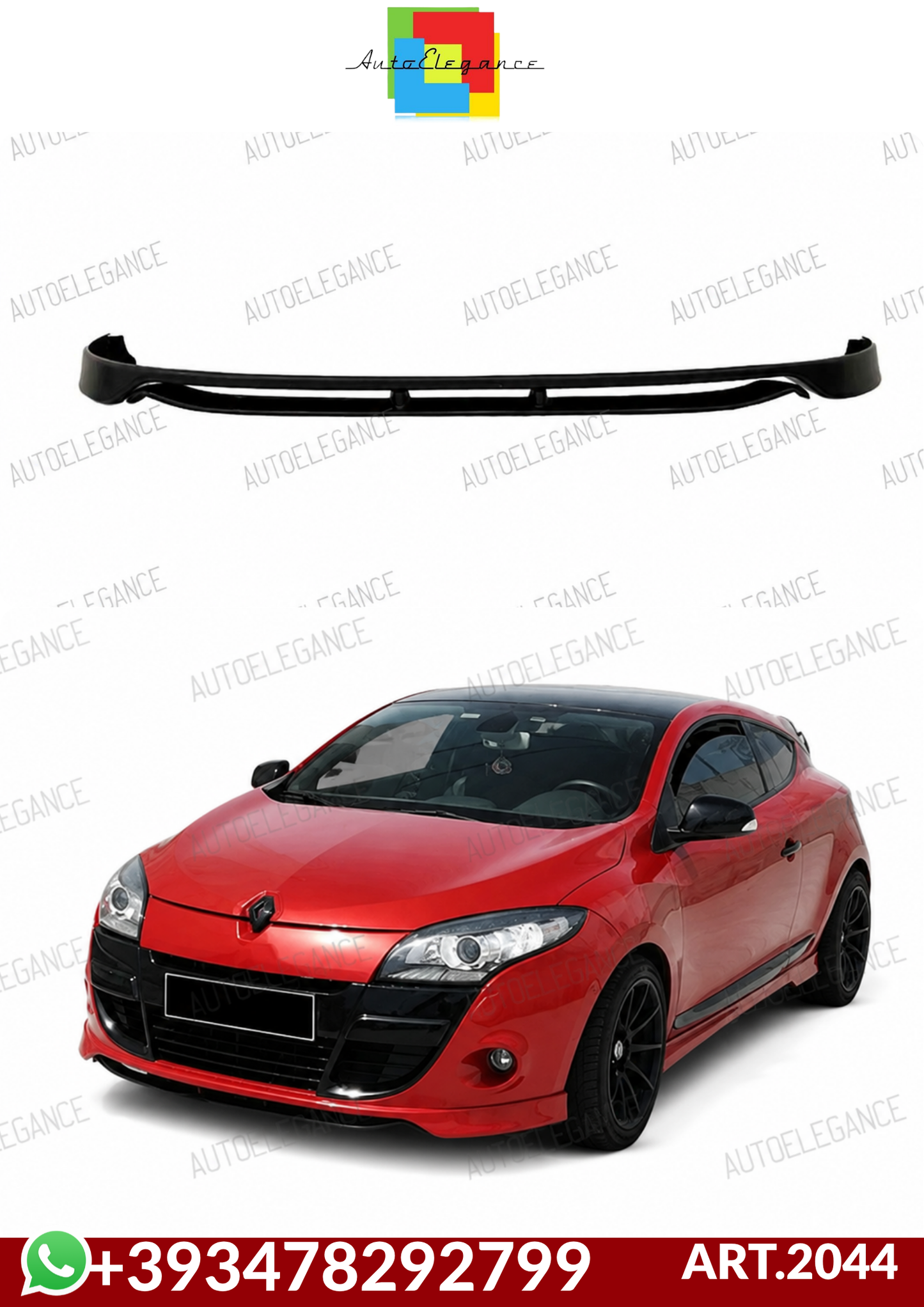 💕ART.2044 SOTTO PARAURTI Megane 3 Sport  2008-2016💕