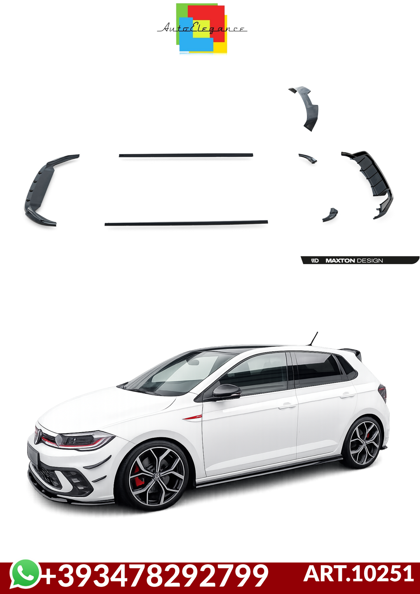 💕ART.10251 BODYKIT Volkswagen Polo GTI Mk6 Facelift💕