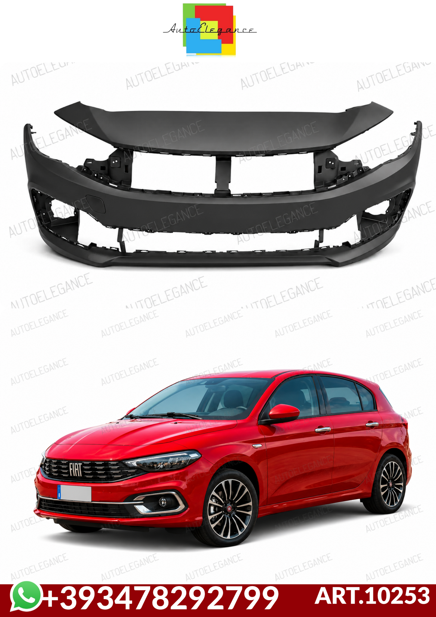 💕ART.10253  PARAURTI  ANTERIORI FIAT TIPO 356 (2021-2026)💕