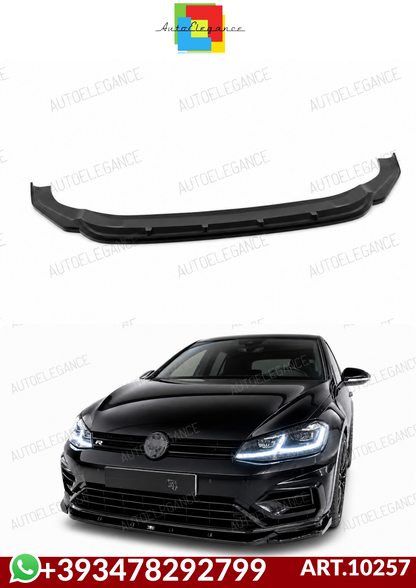 💕ART.10257 SPLITTER V.1 VW Golf Mk7 Facelift R-Line NERO LUCIDO💕
