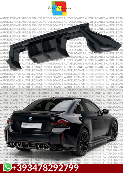 💕Diffusore Posteriore per BMW M2 G87 (2023+) – Finitura Nero Lucido💕