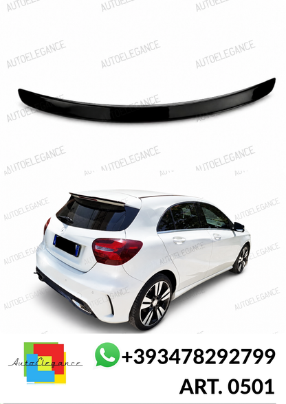 💕0501 SPOILER ADATTO PER MERCEDES CLASSE A W176 2012-2018 NERO LUCIDO💕 (Copia)