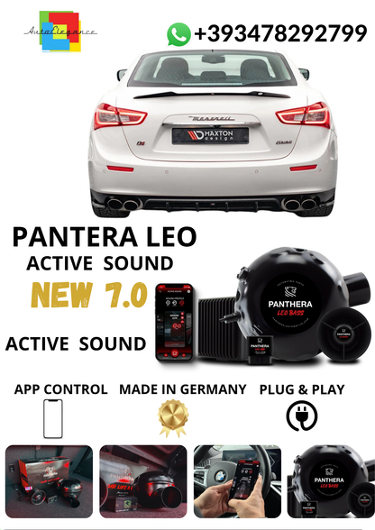 💕ART.2672 PANTHERA Soundsystem Booster 7.0 -Maserati Ghibli Mk3💕