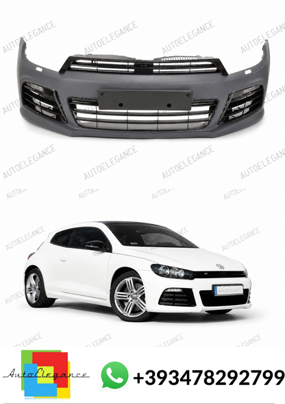 💕ART.10280  PARAURTI  ANTERIORI R Look & LED DRL for VW Scirocco III 08-14💕