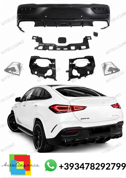 💕ART.10281 DIFFUSORI GLE63 AMG Look Mercedes GLE Coupe C167 2019+💕