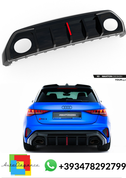 💕ART.10282 DIFFUSORI Audi RS3 8Y Sportback 8Y Facelift CON CATARINFRANGENTE💕